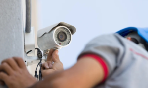 security camera installation
